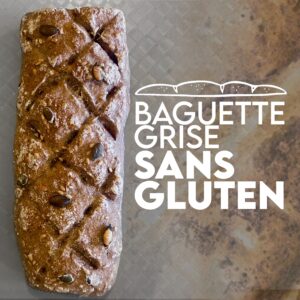 Baguette grise sans gluten
